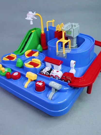 Racing Rail Car Model - Interactive Educational Toy