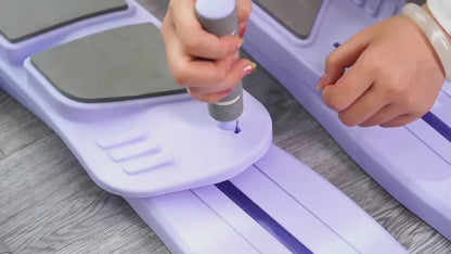 Foldable Pilates Board: Detachable Ab Trainer, Anti-Slip