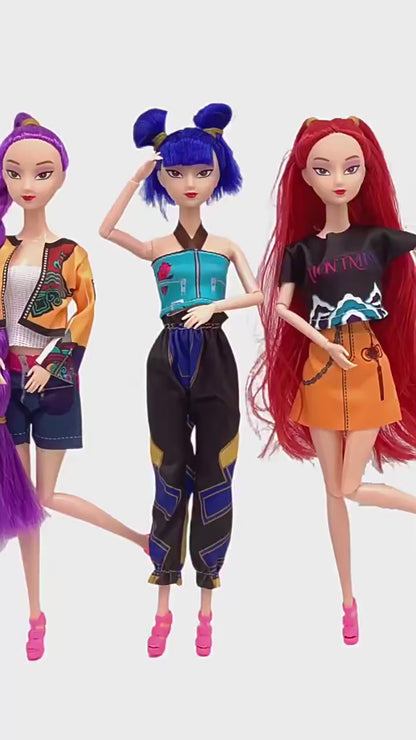 K-Pop Demon Hunters Action Figure Dolls