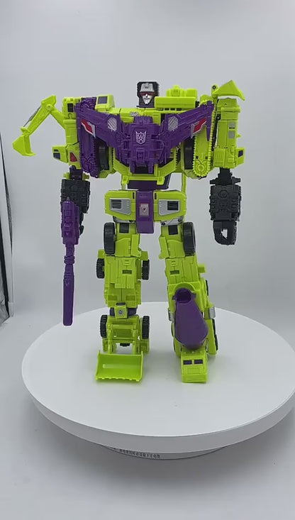 Devastator Anime 6in1 Robot - Transforming Action Figure Bots